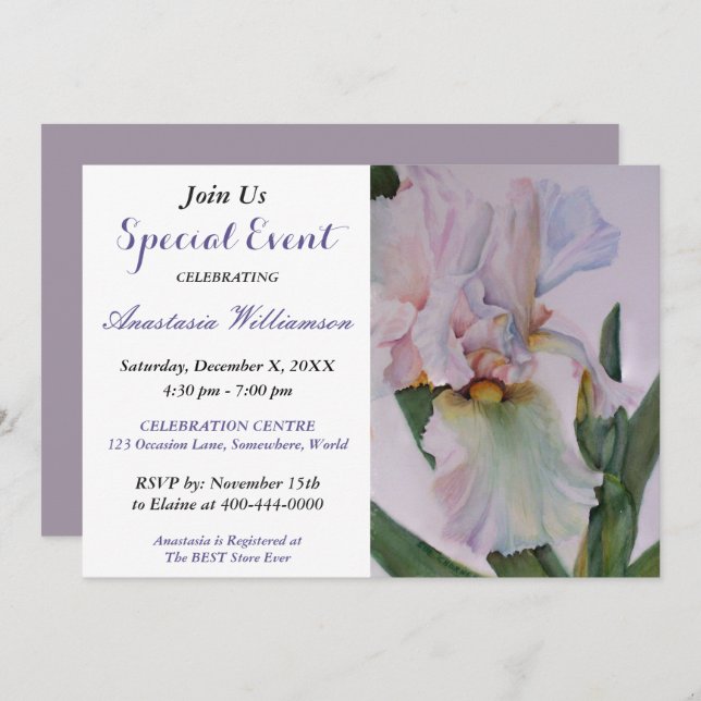 INVITACIÓN DE EVENTO DE PARTIDO DE GRADUACIÓN (Anverso / Reverso)