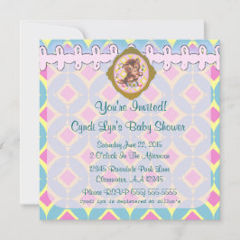 Invitación de eventos Adorable Kitten Baby Shower