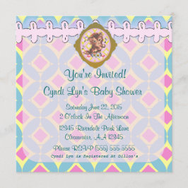 Invitación de eventos Adorable Kitten Baby Shower