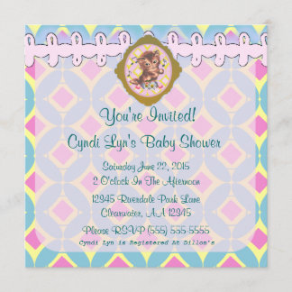 Invitación de eventos Adorable Kitten Baby Shower 