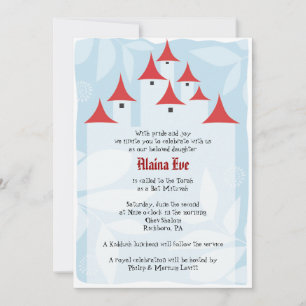 Invitación de Fairytale Castle Bat Mitzvah