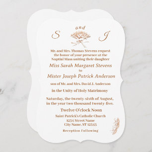 Invitación de fanáticos de Victoria Monogramada