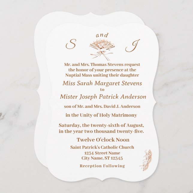 Invitación de fanáticos de Victoria Monogramada (Subido por el creador)