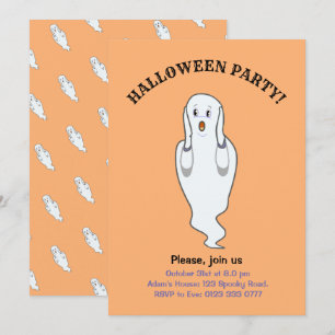 Invitación de Fantasma de Halloween