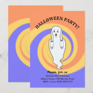 Invitación de Fantasma de Halloween