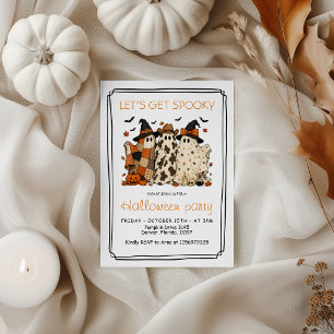 Invitación de fantasmas vaqueros del oeste espeluz