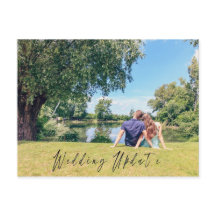 Invitación de fecha del Boda de fotos de actualiza