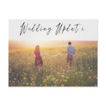 Invitación de fecha del Boda de fotos de actualiza