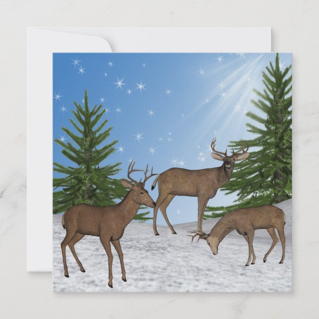 Invitación de Felices Fiestas (Anverso)