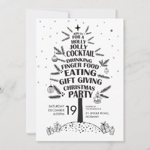 Invitación de feriado a Fiesta de Navidades de Hol