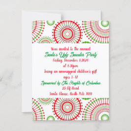 Invitación de feriado de Fiesta suéter feo