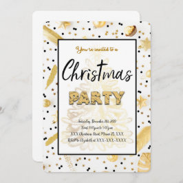 Invitación de feriado de navidades