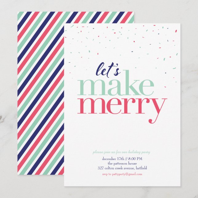 Invitación de feriado *Hagamos el ferry* (Anverso / Reverso)