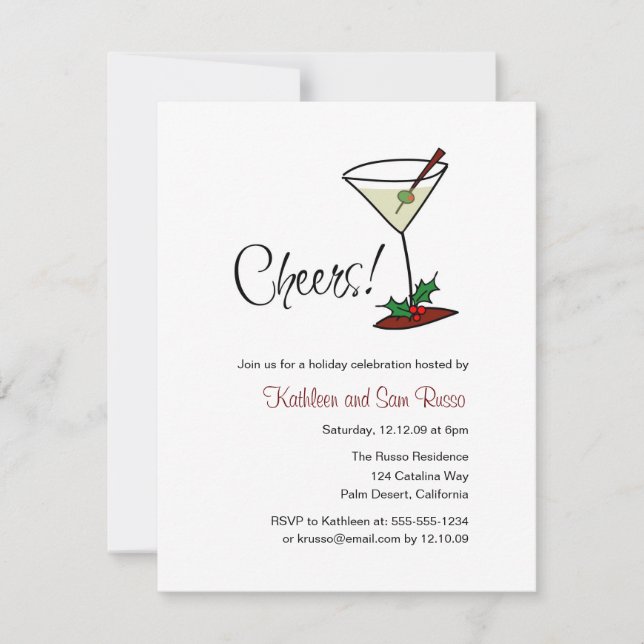 Invitación de feriados (Anverso)