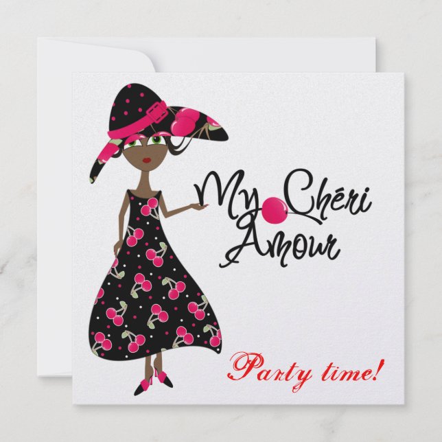 Invitación de fiesta (Anverso)