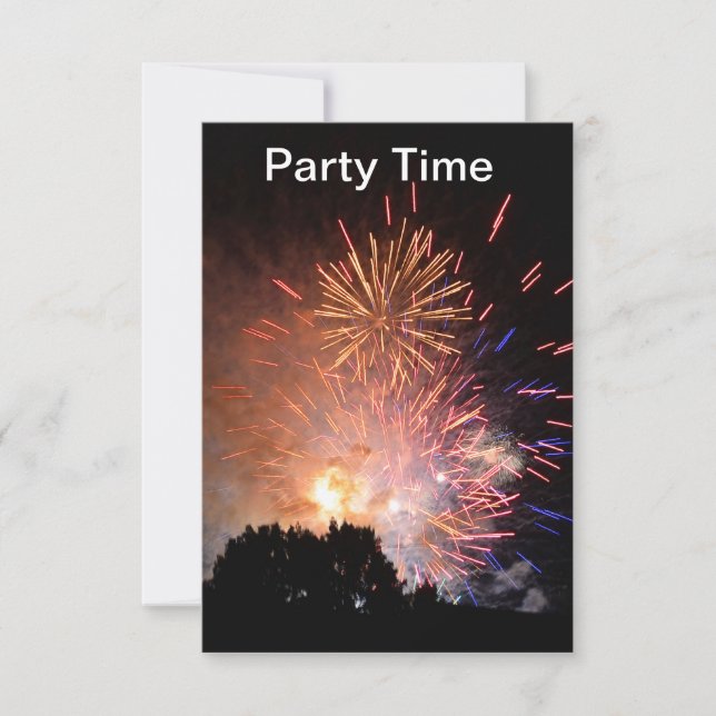 Invitación de fiesta (Anverso)