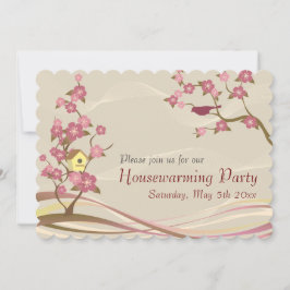 Invitación de Fiesta a casa de pájaro