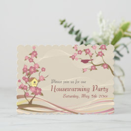 Invitación de Fiesta a casa de pájaro