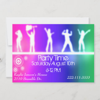 Invitación de fiesta adolescente