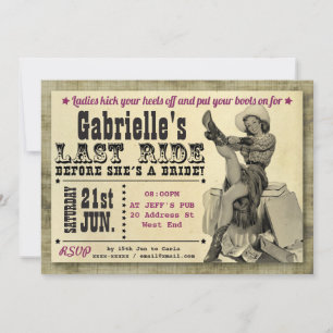 Invitación de fiesta al estilo de país de Hen