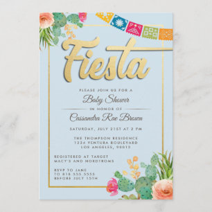 Invitación de Fiesta Baby Shower