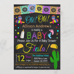 Invitación de Fiesta Baby Shower