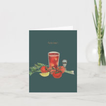 Invitación de fiesta Bloody Mary