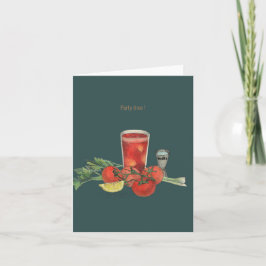 Invitación de fiesta Bloody Mary