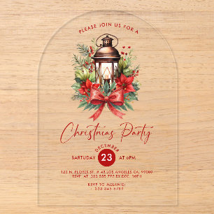 Invitación de fiesta con linterna decorada para Na