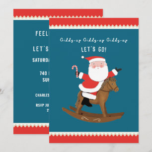 Invitación de fiesta creativa de Navidad