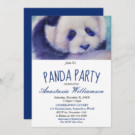 INVITACIÓN DE FIESTA DE 10 CUMPLEAÑOS EN PANDA DUL