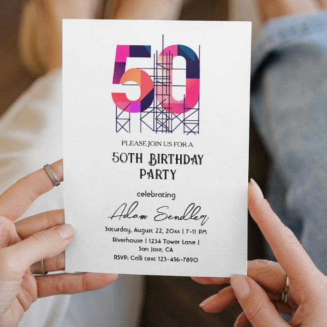 invitación de fiesta de 50 años (Subido por el creador)