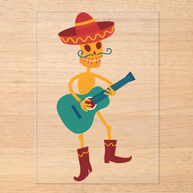 Invitación de fiesta de acrílico para fiesta (Anverso)
