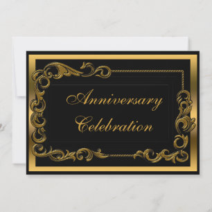Invitación de fiesta de aniversario de bodas