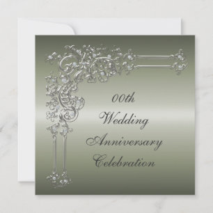 Invitación de fiesta de aniversario de bodas 25 pe