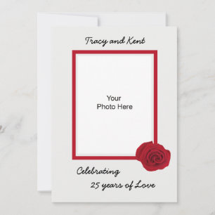 Invitación de fiesta de aniversario de bodas de pl