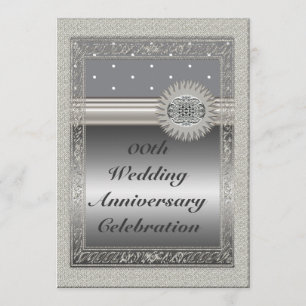 Invitación de fiesta de aniversario de bodas perso