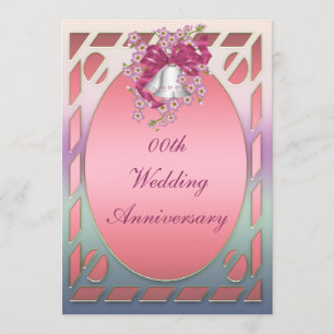 Invitación de fiesta de aniversario elegante