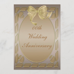Invitación de fiesta de aniversario elegante