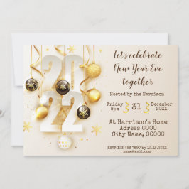 Invitación de fiesta de Año Nuevo