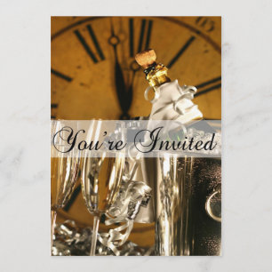 Invitación de fiesta de Año Nuevo