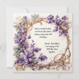 Invitación de fiesta de Año Nuevo