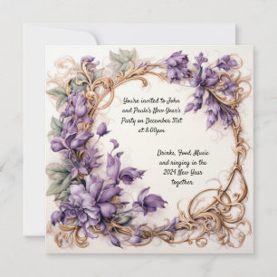 Invitación de fiesta de Año Nuevo