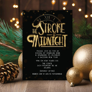 Invitación de fiesta de Año Nuevo