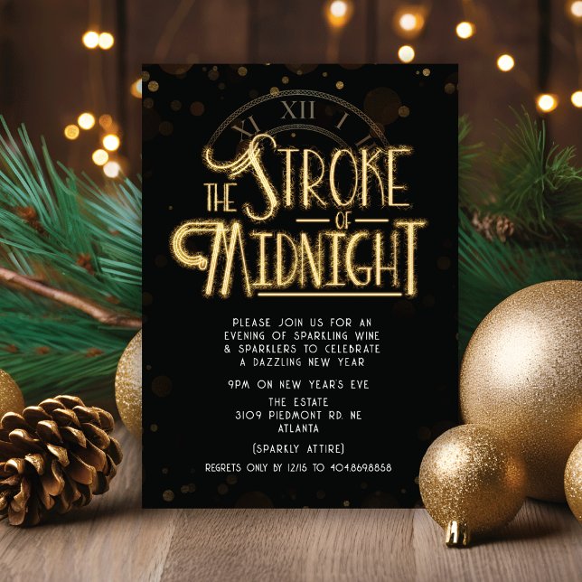 Invitación de fiesta de Año Nuevo (Subido por el creador)