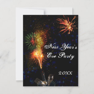 Invitación de fiesta de Año Nuevo