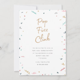 Invitación de fiesta de Año Nuevo de Memphis