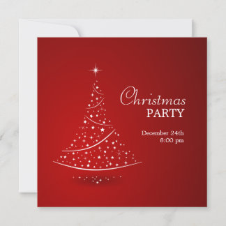 invitación de fiesta de árbol de Navidad