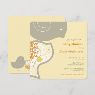 Invitación de Fiesta de Baby Shower de chicles de