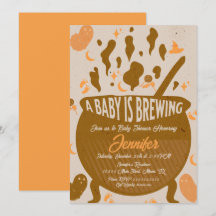 Invitación de fiesta de baby shower Retro Baby is 